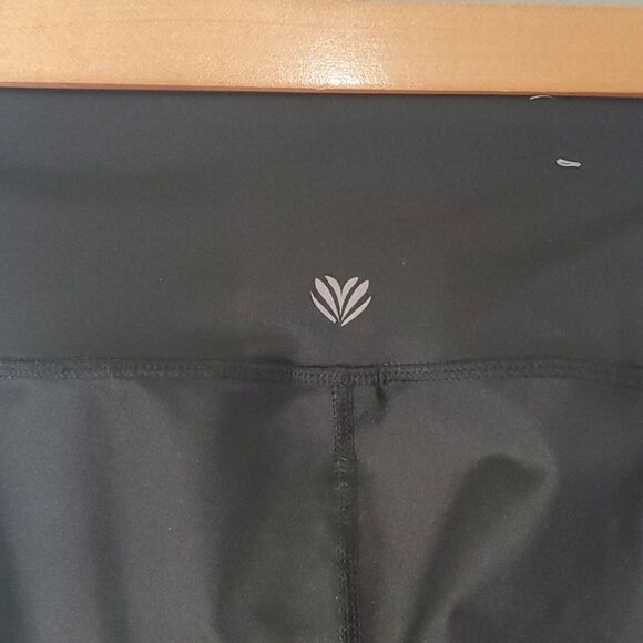 Forever 21 pants women's size xs x-small black gey white ombre yoga side stripe - Picture 8 of 16